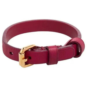 Louis Vuitton Women's Burgundy Leather Maison Wrap Bracelet